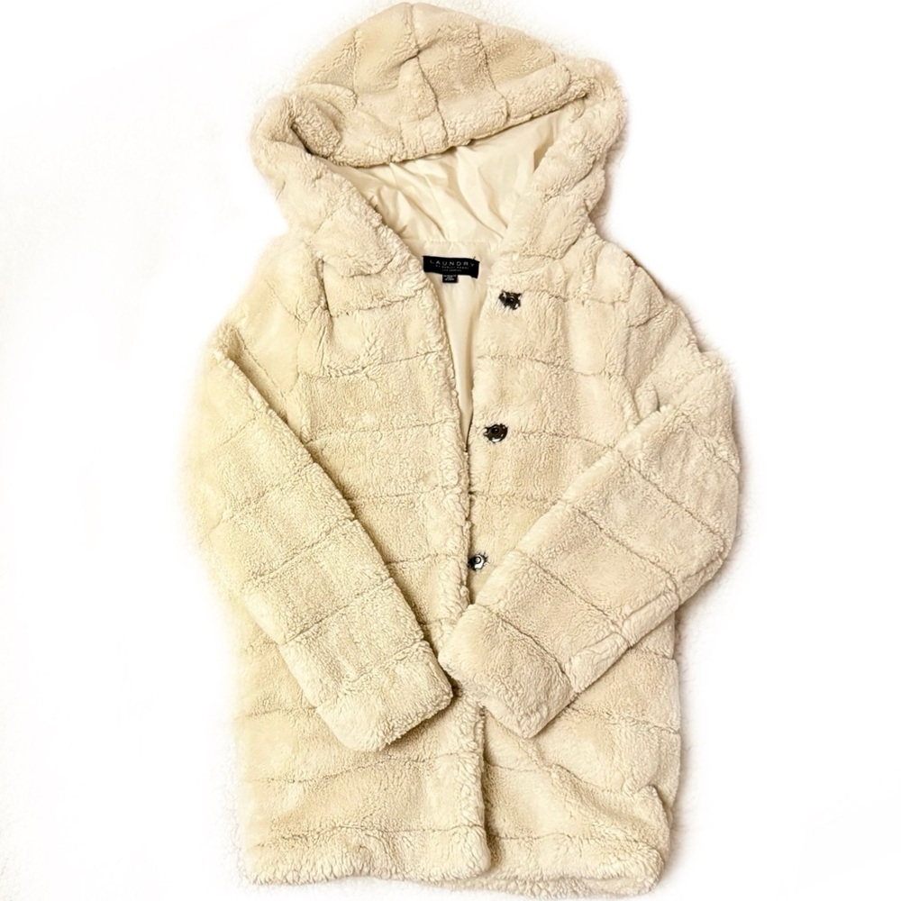 Laundry by Shelli Segal Cream Quilted Jacket